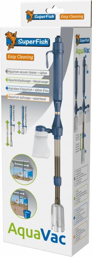 SuperFish Aquavac Aquarium Toebehoren 11 cm Grijs