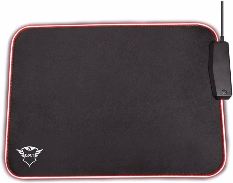 Trust GXT765 GLIDE FLEX RGB MOUSEPAD Desktop accessoire Zwart