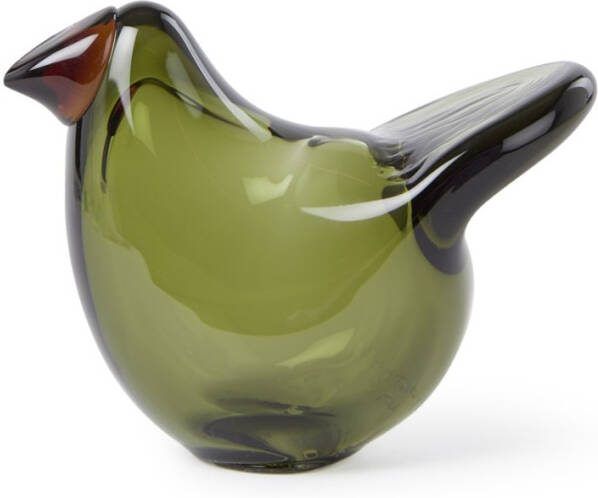 Iittala Birds by Toikka Vliegenvanger Mosgroen/Koper