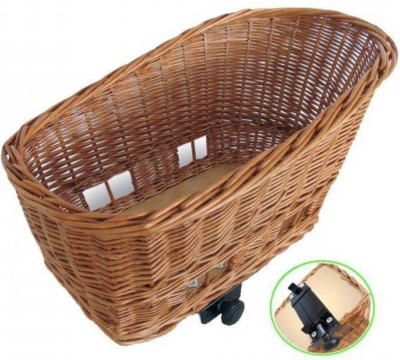 Basil Pasja Rieten Hondenmand Senna Klein 40 Cm + Kussen