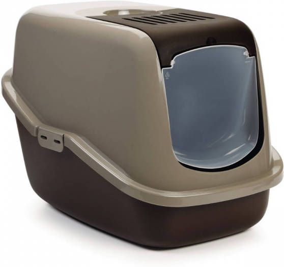 Beeztees Kattenbak Nestor Bruin/Grijs 56x39x41