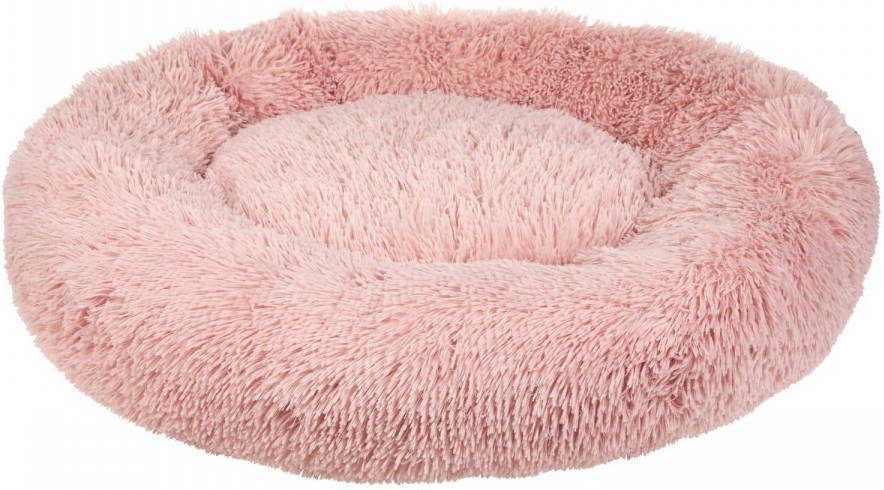 Beliani Kulu Dierenbedje roze nepbont