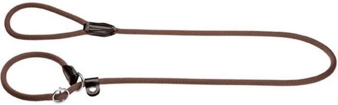 Hunter Retrieverlijn Met Stop Freestyle 170x0.8 cm Hondenriem Bruin