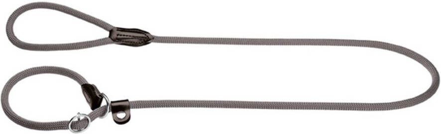 Hunter Sliplijn Freestyle Nylon Rond Hondenriem Grijs