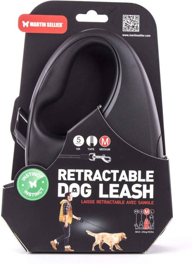 Dobeno Martin Sellier Rollijn Hond 25 Kg 5 Meter Zwart