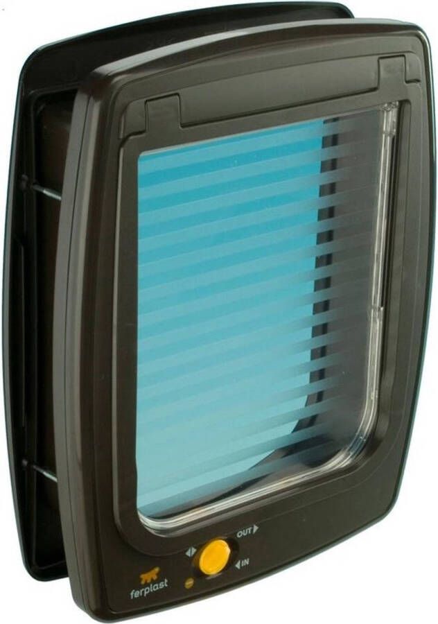 Ferplast Katten En Hondenluik Swing 11 Bruin/transparant