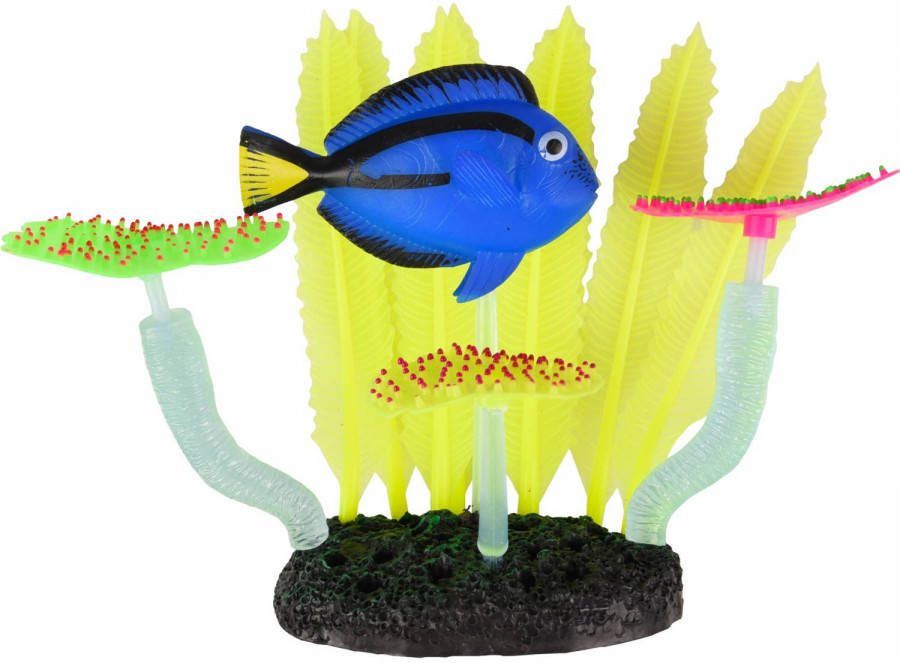 Flamingo Ad Fluo Blauwe Vis Assorti 14x5x9, 5 Cm