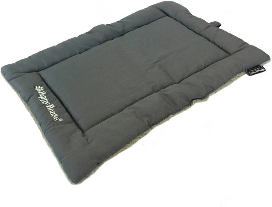 Happy House Deken Katoen Teddy Grijs Hondendeken 73x50 cm