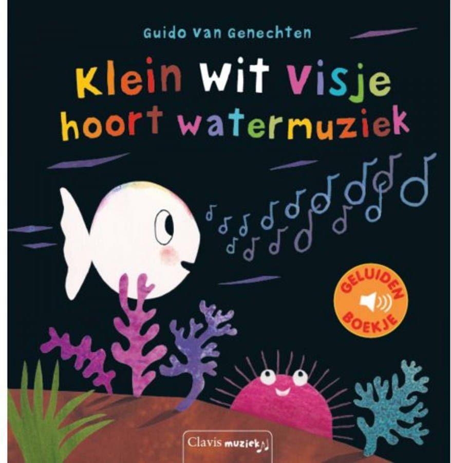 Klein wit visje diep in de zee Guido Van Genechten