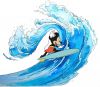 Komar Mickey Surfing Vlies Fotobehang 300x280cm 6 banen online kopen
