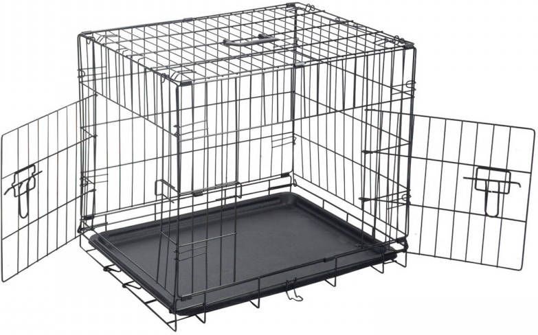 Lizzely Garden & Living Hondenbench Sterk 122x77x82cm Bench Hond 2 Deuren