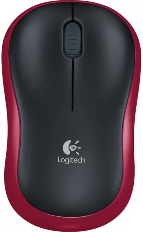 Logitech Wireless Mouse M185 red retail