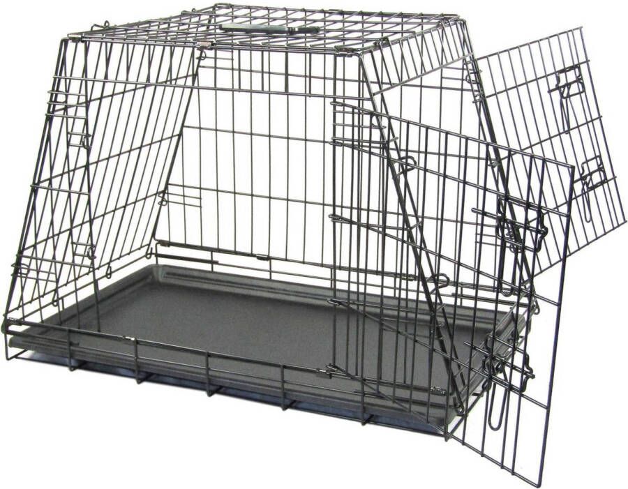 MaxxPet Hondenbench Bench Bench Voor Honden Hondenbench Opvouwbaar 78 X 47 X 55 Zwart