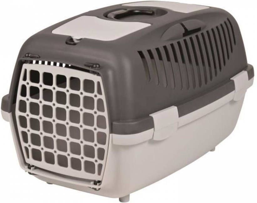 Cstore Trixie Draagtas Capri 2 Xs s 37x34x55 Cm Lichtgrijs En Donkergrijs Voor Hond En Kat