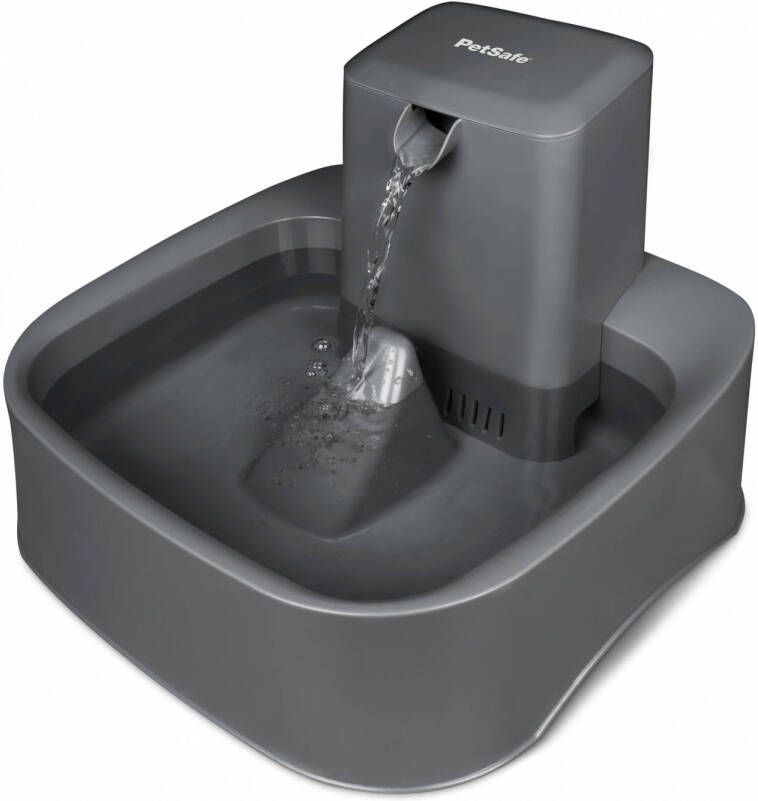PetSafe Drinkfontein Drinkwell Honden/katten 7, 5 Liter Grijs