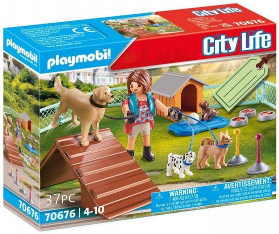 Playmobil ® Constructie speelset Cadeauset hondentrainster(70676 ), City Life Gemaakt in Europa(37 stuks )