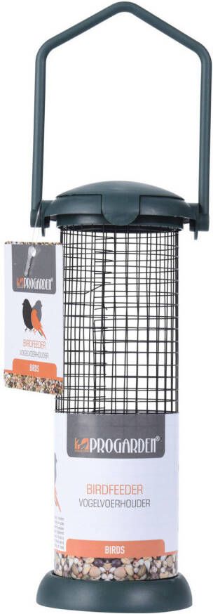Pro Garden Vogelvoerhouder 8 X 23 Cm Staal/polypropyleen Groen