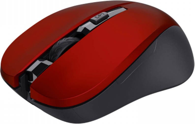 Trust MYDO SILENT WIRELESS MOUSE RED Muis Zwart