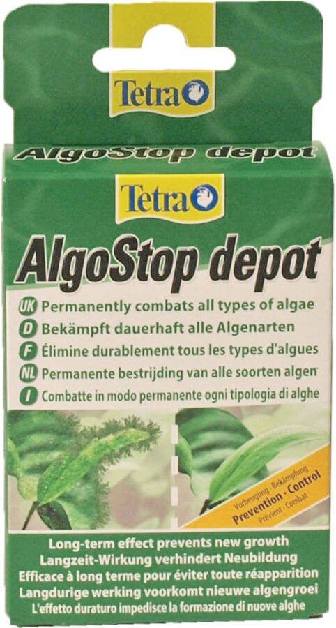 Tetra Aqua Algostop Depot Algenmiddelen 12 tab