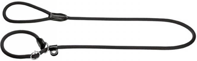Hunter Retrieverlijn Met Stop Freestyle 170x0.8 cm Hondenriem Zwart