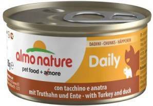Almo Nature Daily Hapje met Kalkoen & Eend(85 g)24 x 85 gr