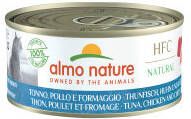 Almo Nature HFC Natural met tonijn, kip en kaas nat kattenvoer 12 x 150 gr