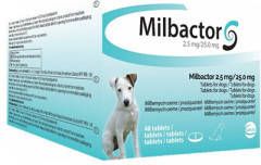 Ceva Milbactor Ontwormingsmiddel kleine hond/puppy 144 tabletten