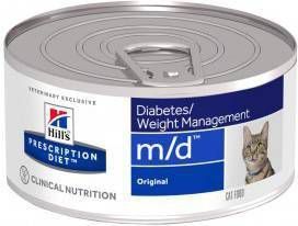 Hill&apos, s Prescription Diet M/D Diabetes Care nat kattenvoer blik 2 trays(48 x 156 gr )