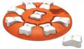 Nina ottosson Outward Hound Dog Smart Snack Puzzel Hondenspeelgoed Ø 27.94x4 cm Oranje Level 1