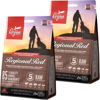 Orijen Whole Prey Regional Red Dog Rund&Zwijn Hondenvoer 11.4 kg