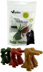 Papillon Dental Hondensnack krokodillen M (6cm) 1 kg , ca 40 stuks