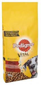 Pedigree Maxibrok Rund & Rijst hondenvoer 15 kg + Good Chew snack gratis