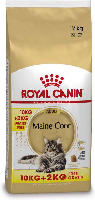 Royal Canin Maine Coon Adult Kattenvoer 10+2 kg Bonusbag
