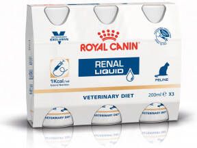 Royal Canin Veterinary Diet Renal Liquid Kat 3 x 200 ml