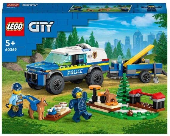 Lego City Mobile Police Dog Training Set with Toy Car(60369 )