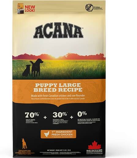 Acana Heritage Puppy Large Breed Hondenvoer Kip Kalkoen 17 kg
