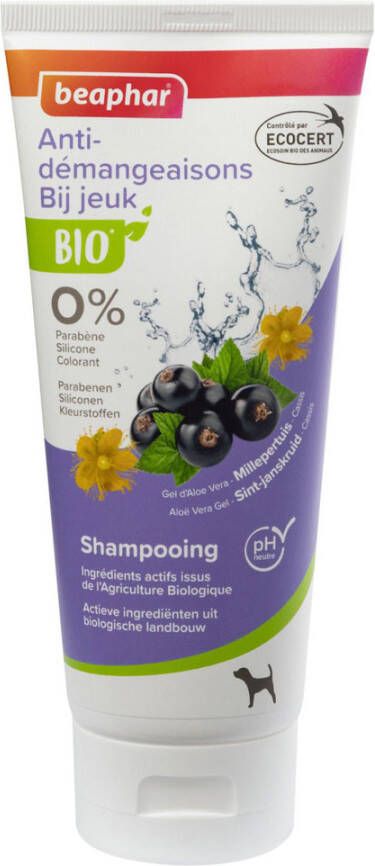 Beaphar Bio Shampoo Tube Bij Jeuk Hondenvachtverzorging 200 ml