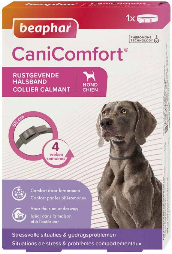 Beaphar Canicomfort Halsband Anti stressmiddel 65 cm