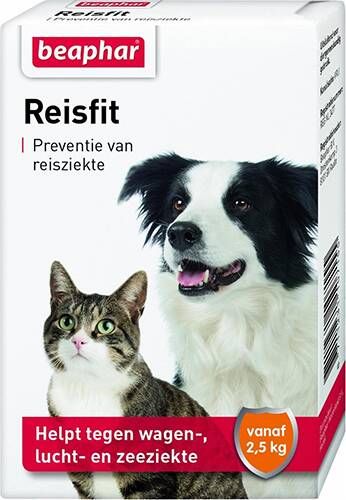 Beaphar Reisfit voor hond en kat OP is OP 10 Tabletten