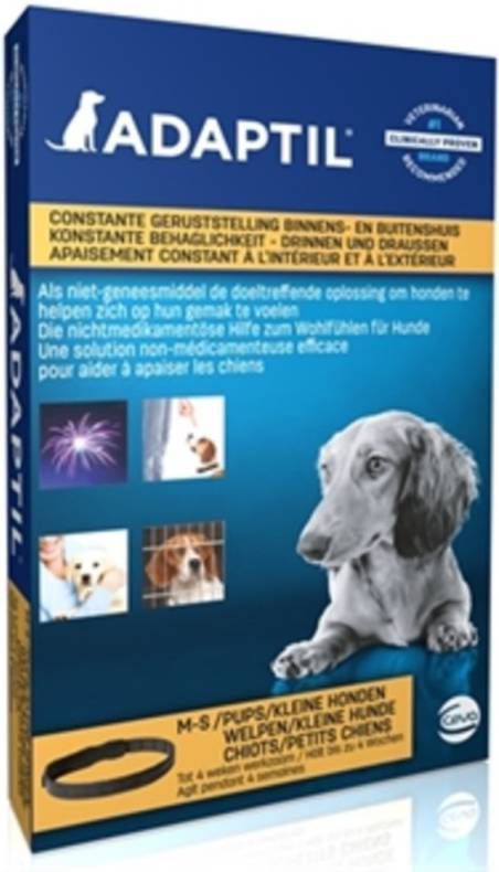 Adaptil Anti Stress Band Hond 45 cm Anti stressmiddel S/M Hals Tot 37.5 Cm