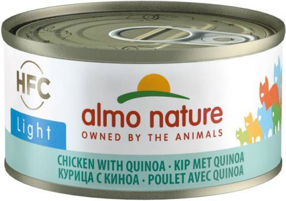 Almo Nature Hfc Cat Light Blik 70 g Kattenvoer Kip&Quinoa