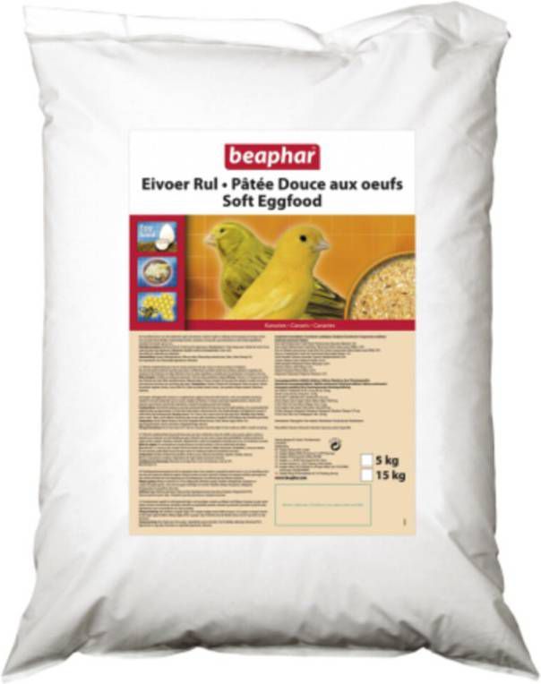 Beaphar Eivoer Rul Vogelvoer 15 kg