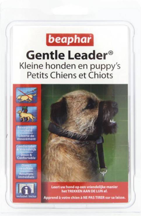 Beaphar Gentle Leader Kleine Honden en Puppy's Zwart