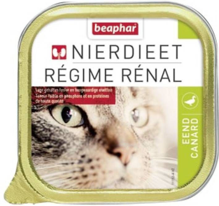 Beaphar Nierdieet Kat 100 g Kattenvoer Eend