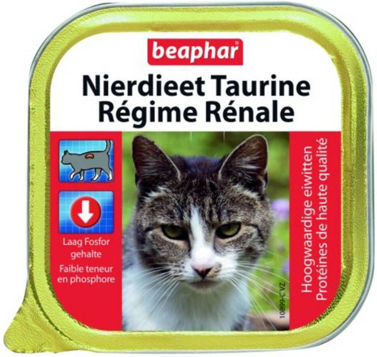 Beaphar Nierdieet Kat 100 g Kattenvoer Taurine