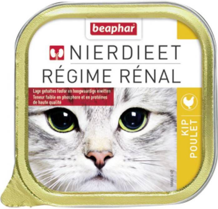 Beaphar Nierdieet Kat 100 g Kattenvoer Kip