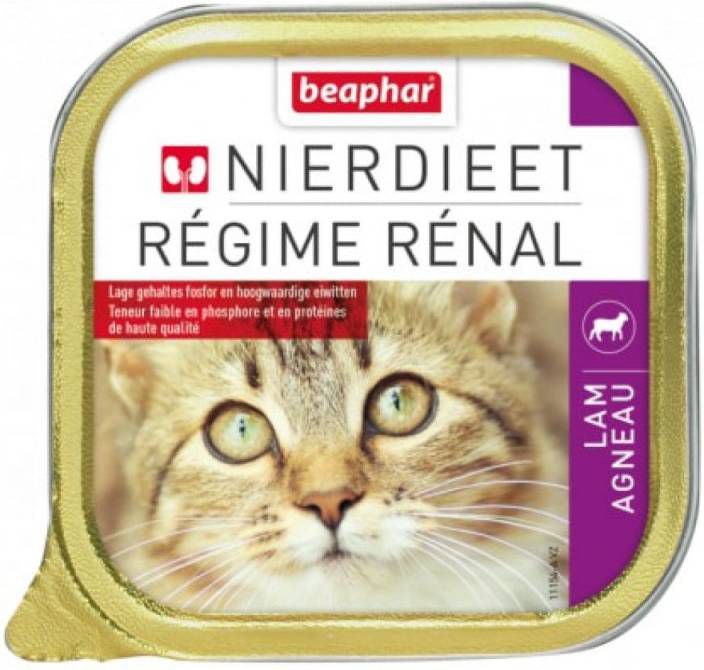 Beaphar Nierdieet Kat 100 g Kattenvoer Lam