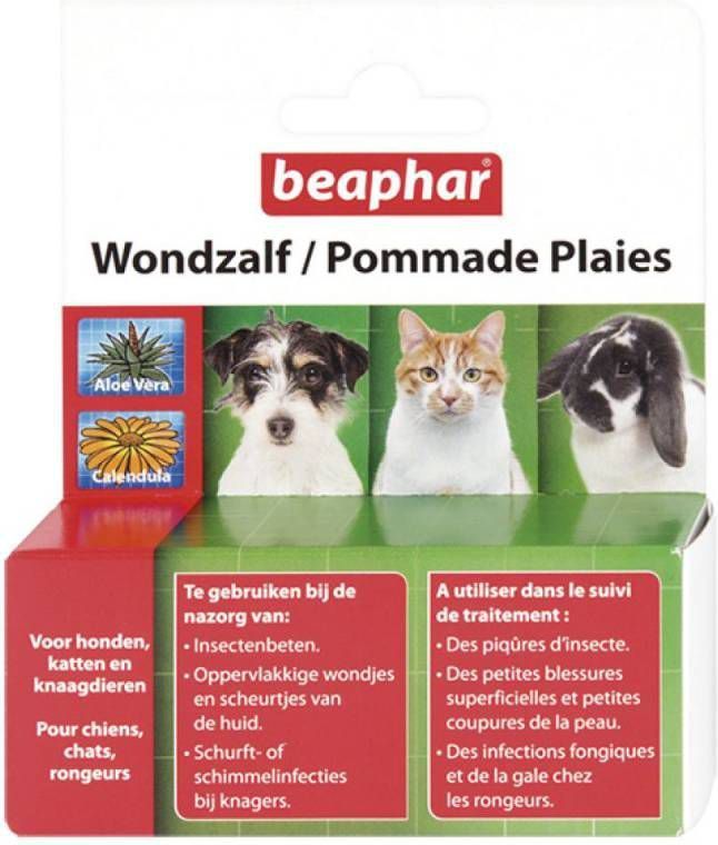 Beaphar 3x Wondzalf Hond-Kat-Knaagdier 30 gr