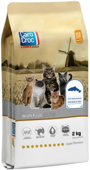 CaroCroc 31/18 with Fish kattenvoer 2 x 15 kg