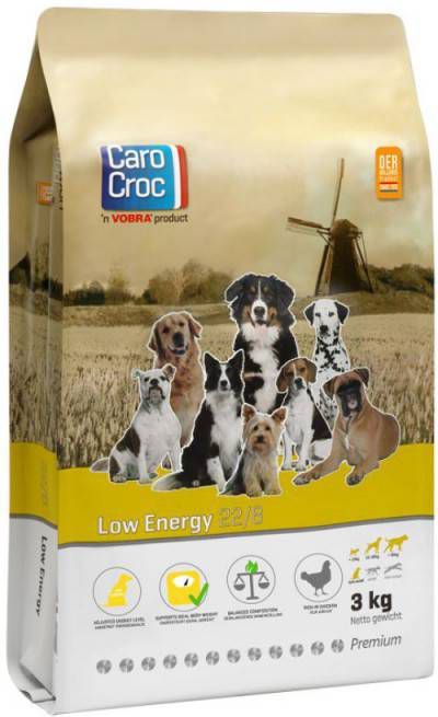 CaroCroc Low Energy Vlees&Gevogelte Hondenvoer 15 kg